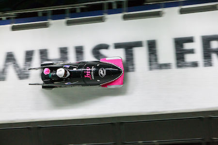 New Zealand Bobsled in action